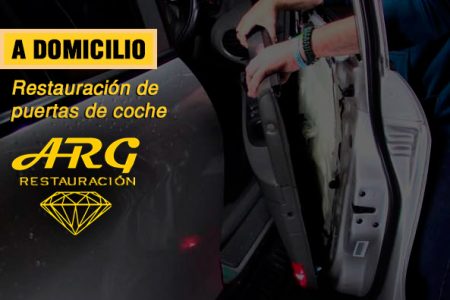 Restauracion revestimiento de puertas de coche a domicilio en Valencia Ribarroja