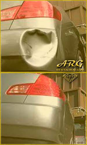 Servicios taller de reparacion abolladuras paragolpes de coche en Ribarroja Valencia | ARG Restauracion