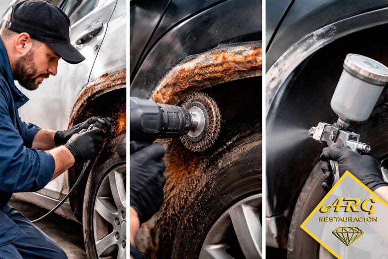 Guía completa para reparar un coche oxidado paso a paso. Aprende a identificar el tipo de óxido, qué productos usar y cómo evitar que la corrosión vuelva a aparecer